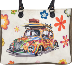 Surfer Bug Recycled Tent Market Tote