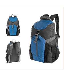 Backpack (#158) folds small into pouch.