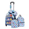 Kids Luggage Set, 5 Piece, 18 Inch Hardside Rolling Wheels Suitcase with Backpack & U-shape Pillow, Truck Kids Carry on Luggage Set