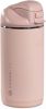 14oz Kids Insulated Stainless Steel Water Bottle, Dual Straw & Chug Lid, Leak-Resistant Locking Lid, Vented Cap, Cup Holder Friendly
