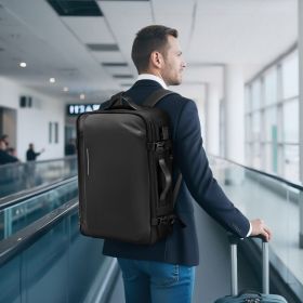 Vacuum Travel Backpack, 65L, Expandable Vacuum Seal Compression Travel Backpack, with TSA-Approved Lock, Multiple Pockets Compartments