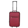 18" Softside Polyester Pilot Case Carry-on Luggage, Merlot