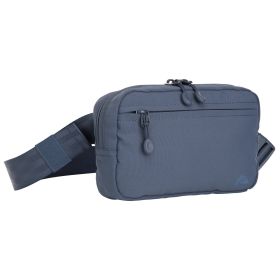 Denver Waistpack, Blue Indigo Fanny pack, Polyester, Zipper, Adult, on Waist