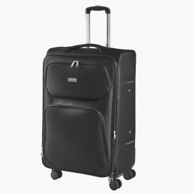 Softside Expandable Luggage with Spinner Wheels, 28-Inch Softside Checked Large Luggage