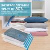 Vacuum Storage Bags, Vacuum Seal Space Saver Bags for Clothing, Travel Lugggage, Carry-on, Blankets, Pillow, Comforters, Bedding, 10 Jumbo