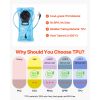 Hydration Backpack with 2L TPU Water Bladder, Hydration Pack Backpack, Lightweight Hiking Water Backpack for Men Women, Hydro Water Daypack for Hiking