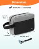 Elviros Travel Toiletry Bag for Men Hanging Toiletries Dopp Kit Small Bathroom Hygiene Tool and Medicine bag for Traveling Essential Shaving Pouch