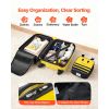Kids Luggage Set, 5 Piece, 18 Inch Hardside Rolling Wheels Suitcase with Backpack & U-shape Pillow, Bee Kids Carry on Luggage Set