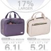 NISHEL Travel Toiletry Bag for women, Portable Hanging Organizer for Travel-Sized Shampoo, Conditioner, Brushes Set, Makeup Accessories, Medium Size