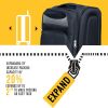 Luggage 2-piece backpack set black