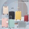 20"/24"/28" 3 pcs/set in ABS Spinner Wheel Luggage, Matching Color , With Combination Lock (Yellow)