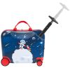 Ride-on Luggage, 26 L Capacity, 18 Inches Tow Along Toddler Carry on Luggage with Wheels, Adjustable Shoulder Strap