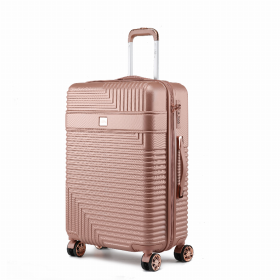 Mykonos Large Check-in Spinner (Color: Rose Gold)