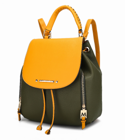 Kimberly Backpack (Color: Olive Mustard)