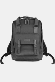 Himawari Waterproof Canvas Backpack Bag with Handles (Color: navy, size: One size)