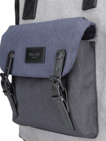 Himawari Waterproof Canvas Backpack Bag with Handles (Color: green, size: One size)
