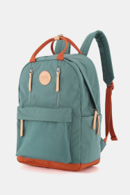 Himawari Waterproof Backpack Bag with Multilayer Pockets (Color: Orange, size: One size)