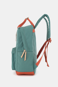 Himawari Waterproof Backpack Bag with Multilayer Pockets (Color: Gray, size: One size)
