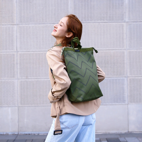 Envirosax Backpack (Color: Dark Green)