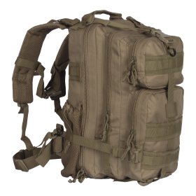 SXD GENESIS29 TACTICAL BACKPACK (Color: COYOTE-BROWN, size: 18" x 10" x 10")