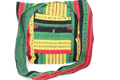 Rasta Vibes Durrie Sling Bag (Color: Red/Yellow/Green)