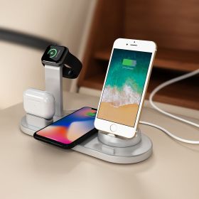 5 In 1 Multifunctional Wireless Charger/for Phone/Watch/AirPods (Color: White)