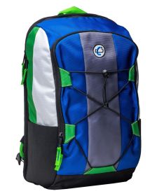 X-Pack - Bungee Cord Exterior + Raised 13" Laptop Protection Pocket (Color: Blue)
