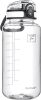 32 Oz Clear Tritan Water Bottle, BPA-Free & Leak-Proof, Wide Mouth with Anti-dust Chug Lid, Reusable Plastic Bottle for Gym, Travel