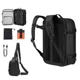 Vacuum Travel Backpack, 65L, Expandable Vacuum Seal Compression Travel Backpack with Pump, with TSA-Approved Lock, Airback Vacpack (Default: Default)