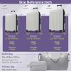 Luggage Set 5 Piece, Hardside Carry on Suitcase , Expandable Luggage with Travel Bags Spinner Wheels TSA Lock