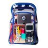 The Clear Backpack - Heavy-Duty 16" Clear PVC, See-Through Design