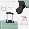Luggage Sets New Model ABS Hardshell 3pcs Clearance Luggage Hardside Lightweight Durable Suitcase sets Spinner Wheels Suitcase with TSA Lock 20''24''2
