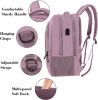 15.6 Inch Travel Laptop Backpack, Sturdy Computer Backpack for Women Men with USB Charging Port