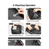Vacuum Travel Backpack, 65L, Expandable Vacuum Seal Compression Travel Backpack with Pump, with TSA-Approved Lock, Airback Vacpack